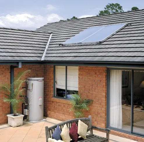 Thermosiphon Roof Mounted Solar Hot Water